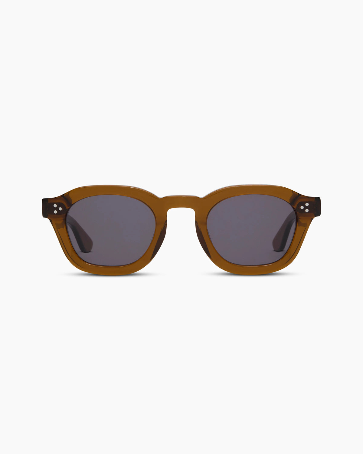 Maldives Polarized Acetate Sunglasses - One Size / Clear Spice with Grey lens