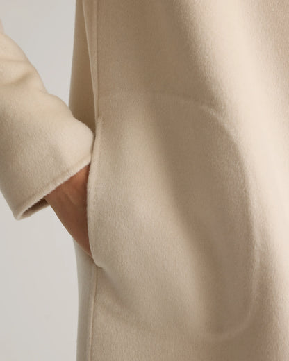 100% Mongolian Cashmere Double-Faced Open Blazer - XS / Camel