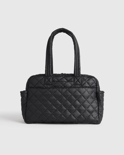 Transit Quilted Duffle Bag - One Size / Taupe Brown