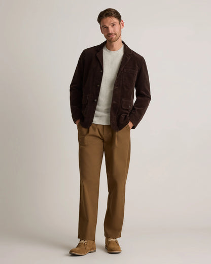 Organic Stretch Corduroy Chore Jacket - S / Seaweed