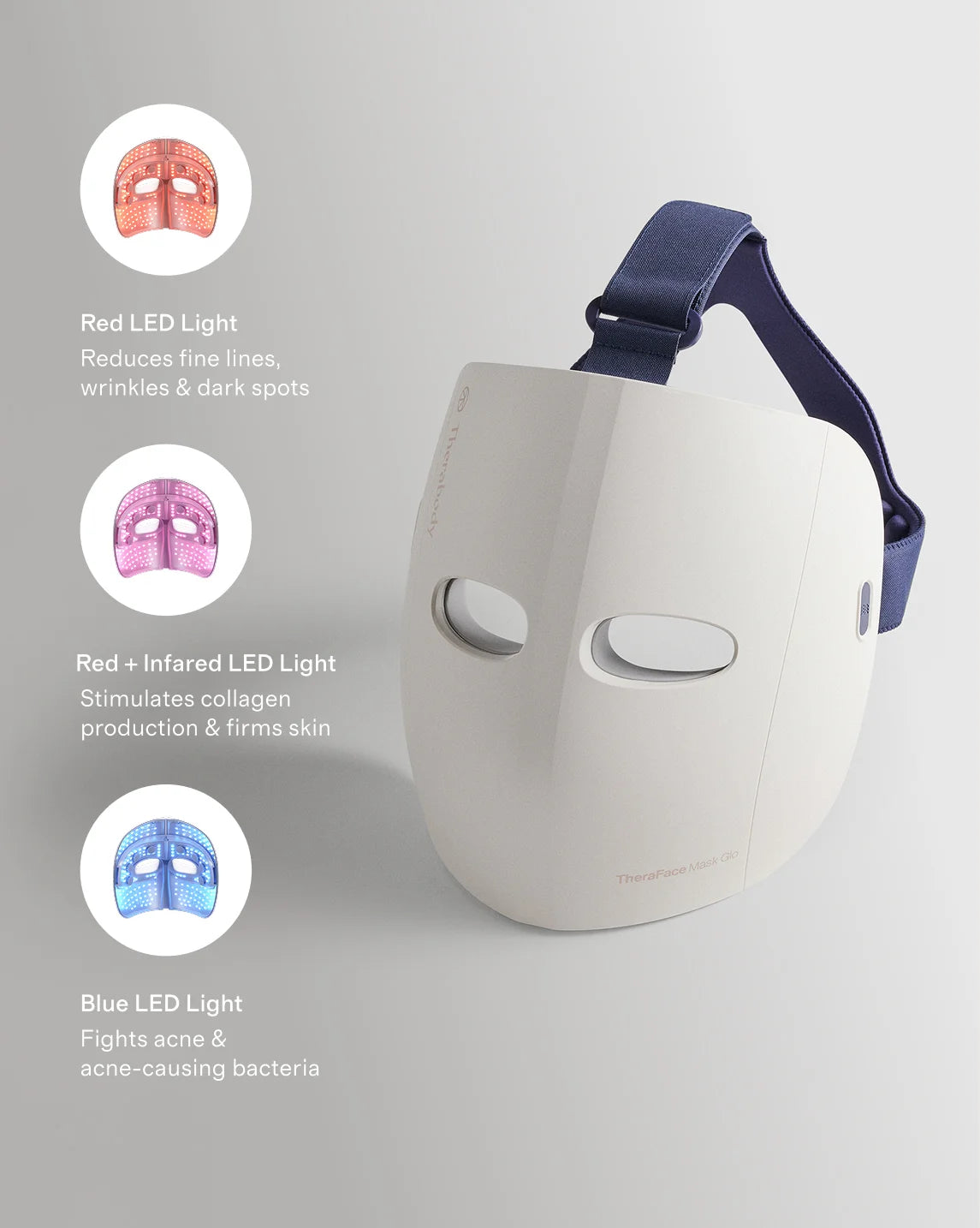 TheraFace Mask Glo by Therabody - One Size / No Color