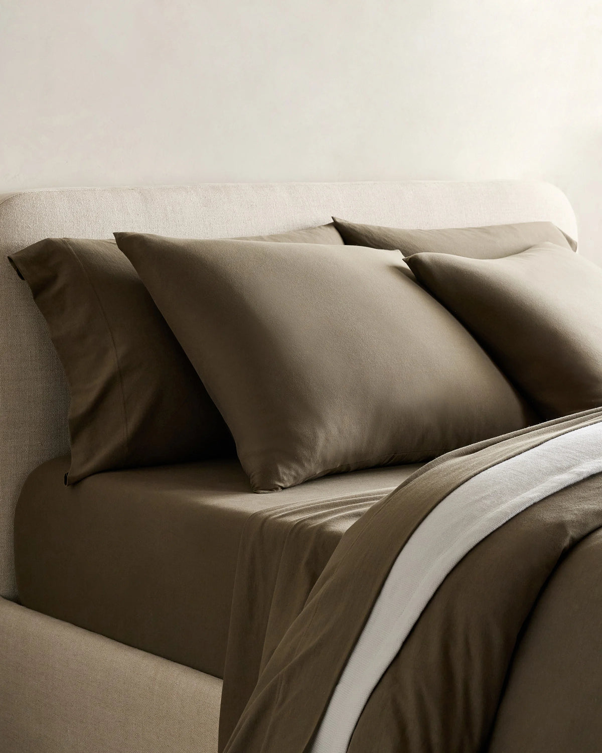 Organic Jersey Duvet Cover Set - Twin / Light Blue