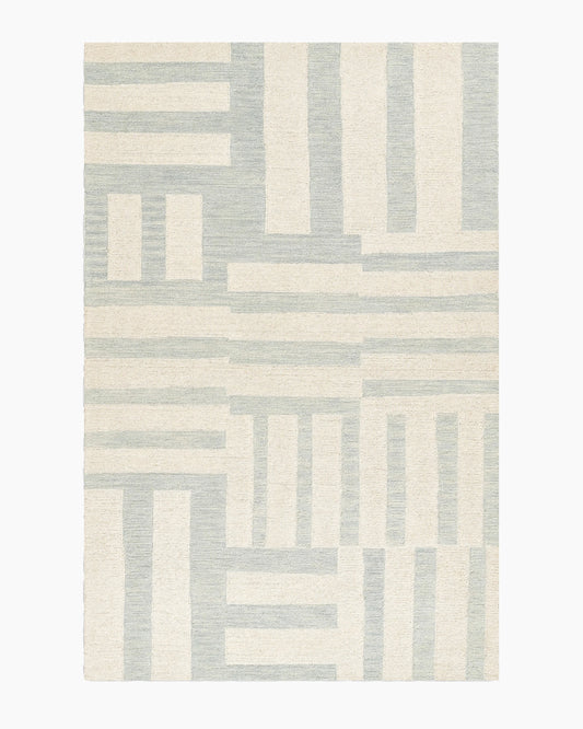 Jack Hand-Tufted Wool Rug - 3'6" x 5'6" / Blue
