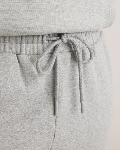 Organic Heavyweight Fleece Boyfriend Sweatpants - XS / Heather Grey