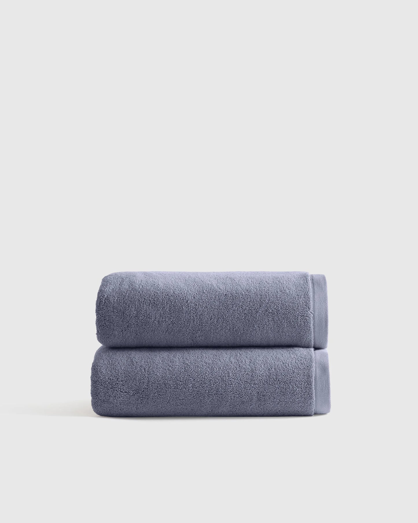 Plush Organic Turkish Cotton Bath Towel (Set of 2) - One Size / White
