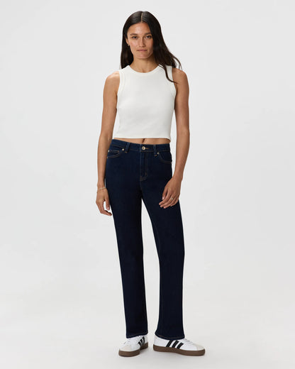 Bella Stretch Straight Jeans - 24 / Midnight Blue