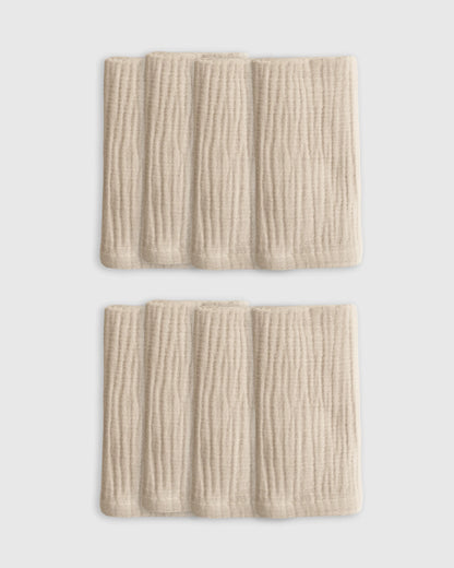 Organic Cotton Gauze Napkins (Set of 8) - One Size / Chocolate