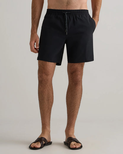 Italian Swim Trunks - 7" - XS / Navy Diamond Geo