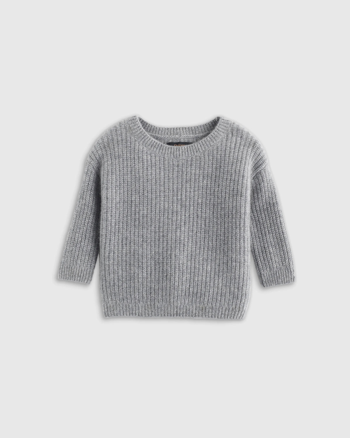 Washable Cashmere Fisherman Tunic Sweater - 2T / Ivory