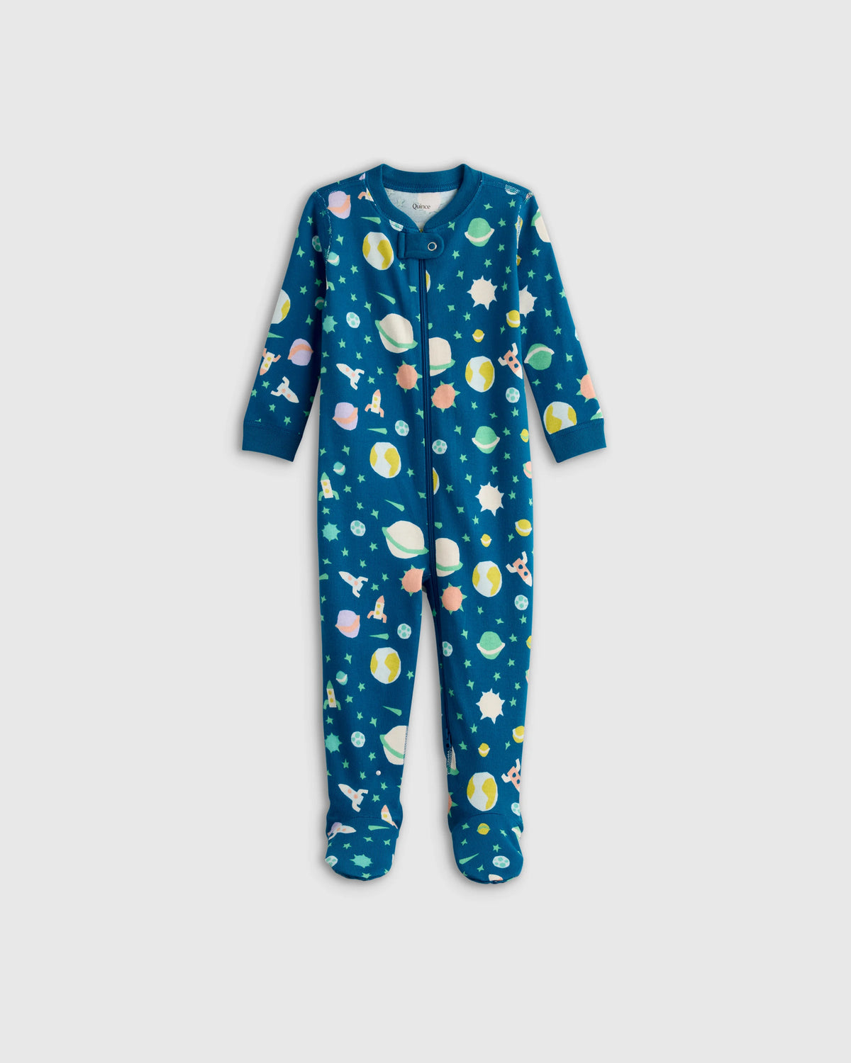 100% Organic Cotton Footie Pajama - 0-3M / Vehicles