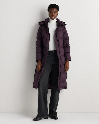 Responsible Down Long Puffer Jacket - XS / Black