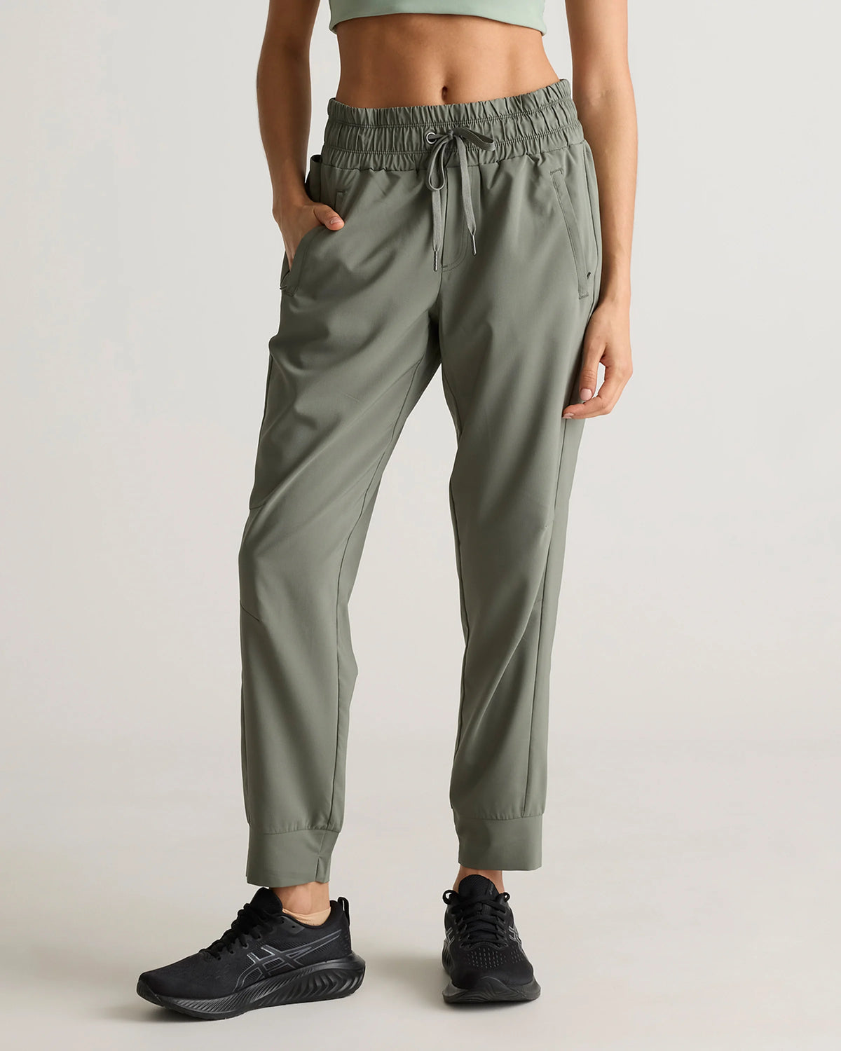 Micro Ripstop Mid-Rise Hike Joggers - XS / Heritage Olive