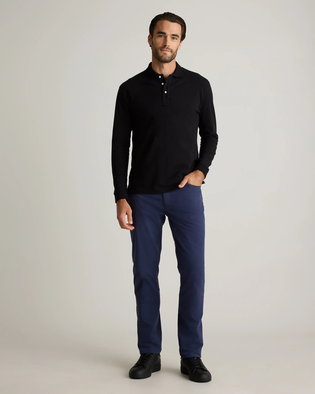 Organic Cotton Coolmax® Chino - 30X30 / True Black