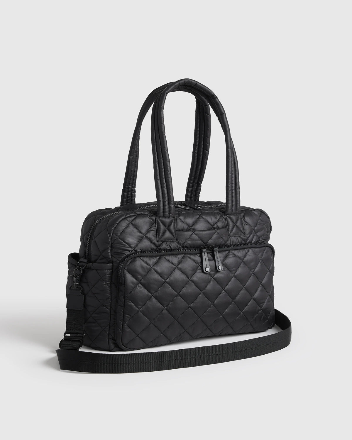 Transit Quilted Duffle Bag - One Size / Taupe Brown