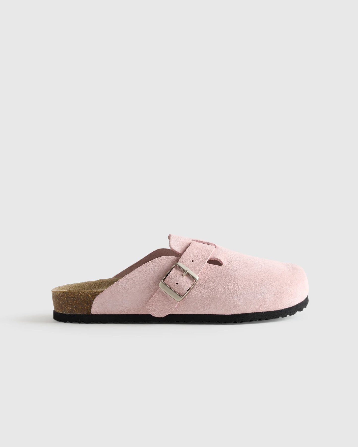 Water Repellent Suede Clog Mule - 5 / Dune