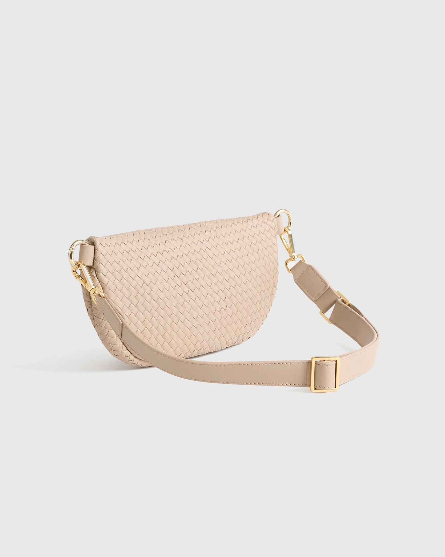Sloane Handwoven Sling Bag - One Size / Taupe