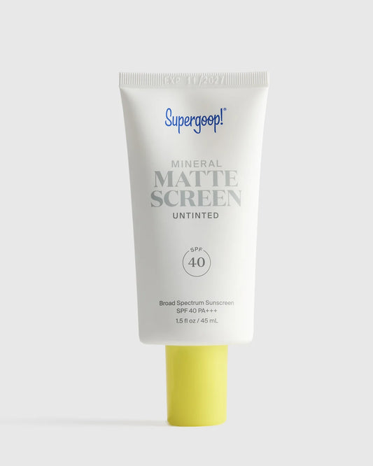 Mineral Mattescreen SPF 40 1.5 oz by Supergoop! - One Size / Untinted
