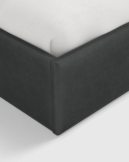 Wingback Bed in Performance Velvet - Full / Butterscotch