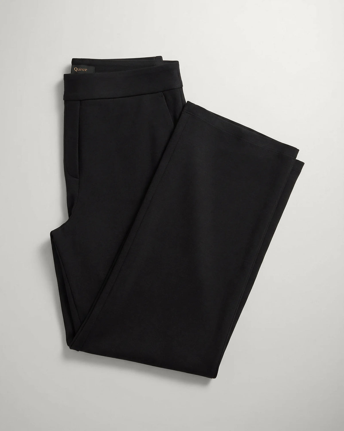 Ultra-Stretch Ponte Wide Leg Pants - XS / Espresso