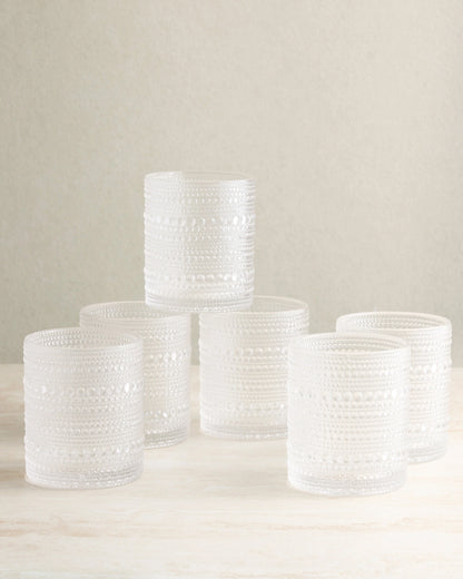 Jupiter Short Glass Tumbler (Set of 6) - One Size / Fern Green