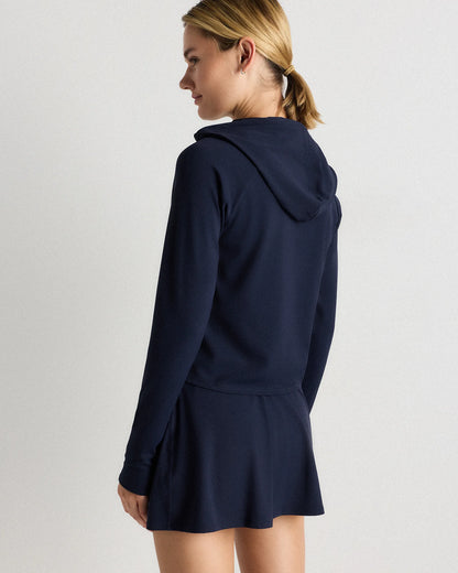 Ultra-Form Hooded Crop Jacket - XS / Black