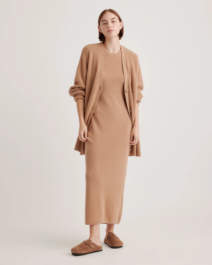 Water Repellent Suede Clog Mule - 5 / Dune