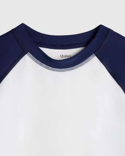 Long Sleeve Raglan Rash Guard - 6 / Island Aqua