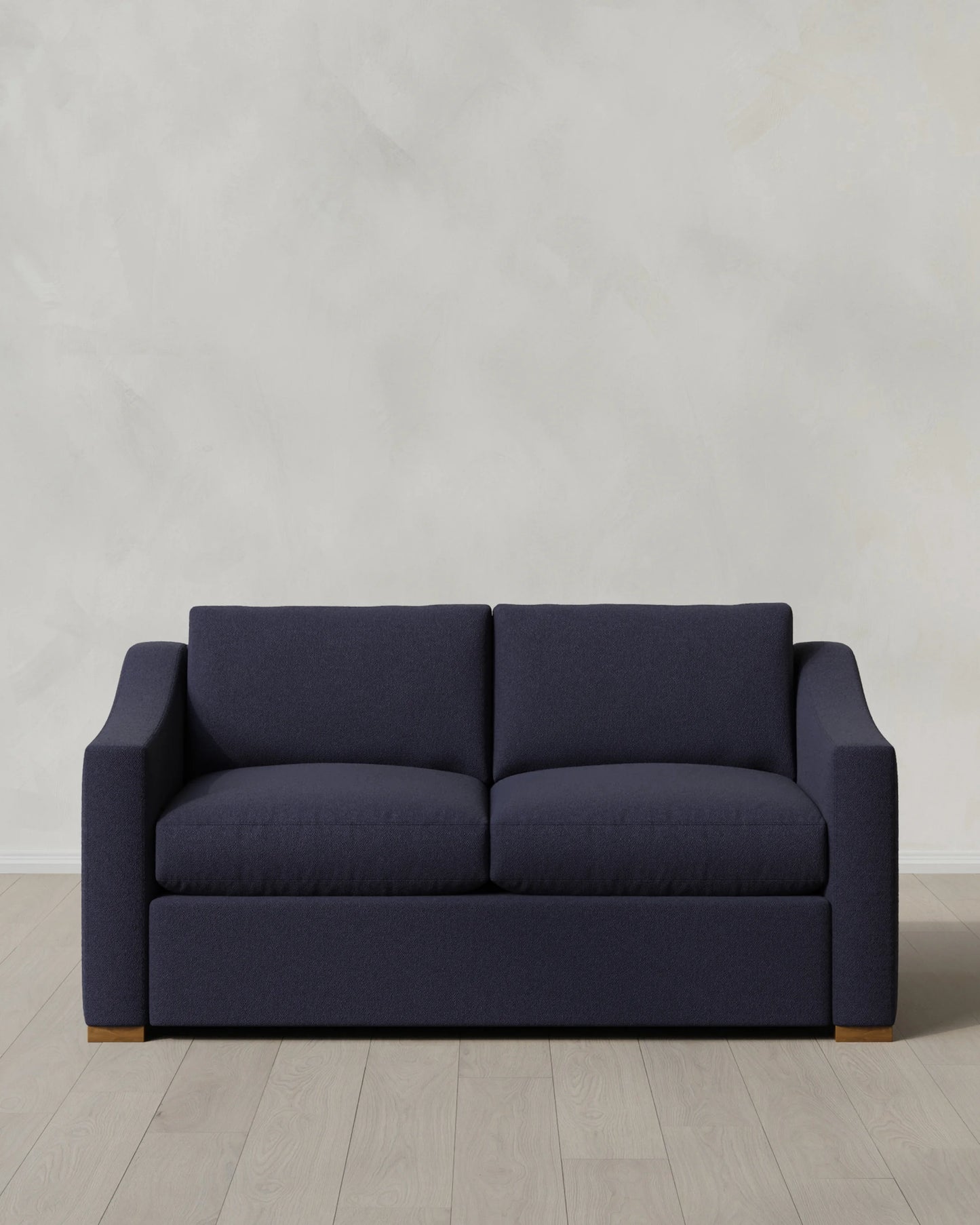Hollis Slope Arm Sofa in Performance Basketweave - 72" / Flax