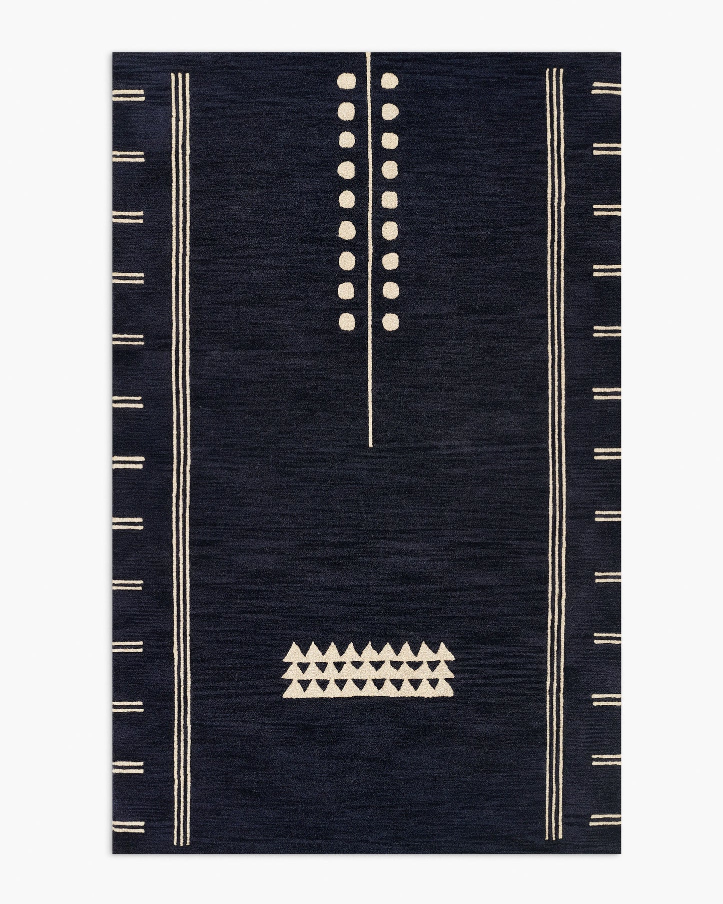 Kingsley Hand-Tufted Wool Rug - 2' x 3' / Navy