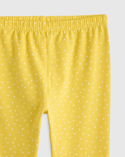 Organic Cotton Leggings - 2T / Red
