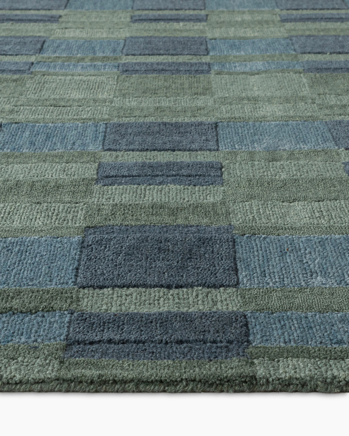 Maddox Wool Rug - 5' x 8' / Green