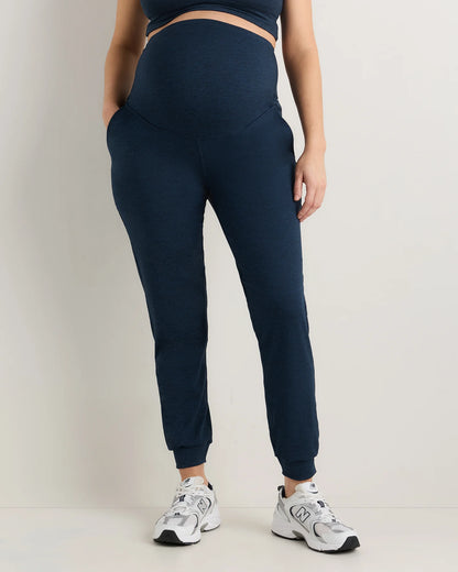 Ultra-Soft Maternity Joggers - XS / Heather Black