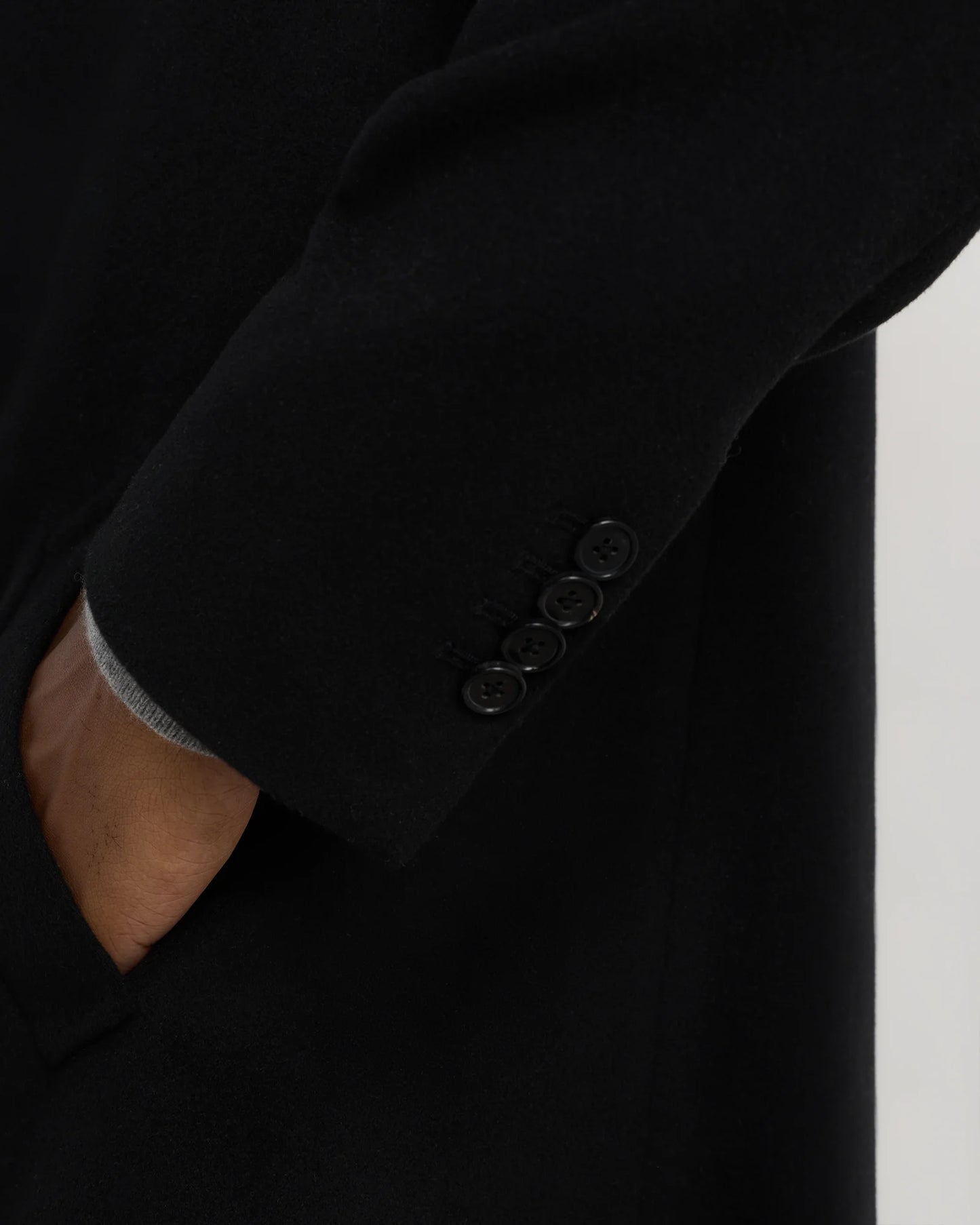 100% Mongolian Cashmere Car Coat - S / Camel