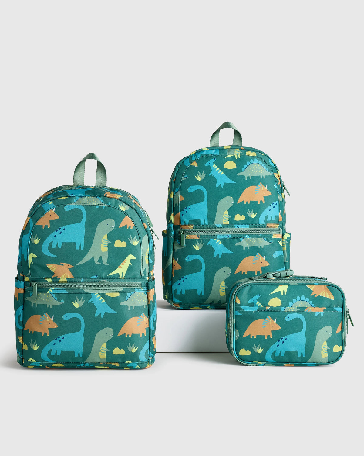 Recycled Double Pocket Backpack - One Size / Rainbow Clouds