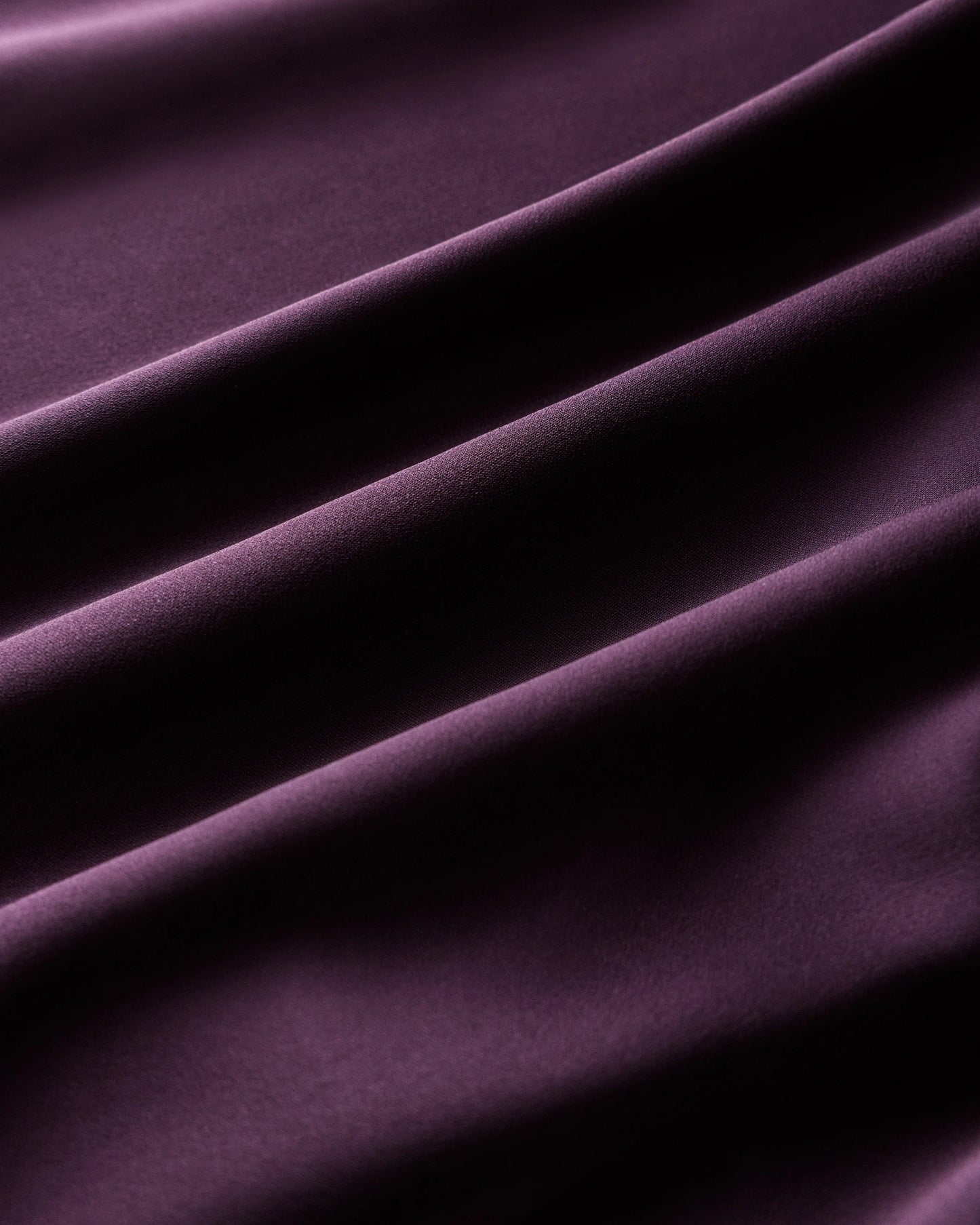Washable Stretch Silk Tee - XS / Deep Orchid Purple