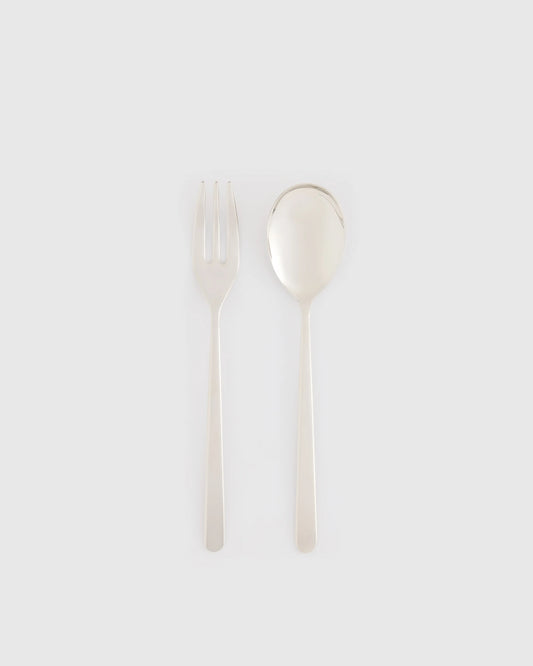 Linea 2-Pc Serving Utensil Set by Mepra - One Size / Polished Stainless Steel