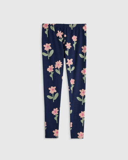 Organic Cotton Leggings - 6 / Red