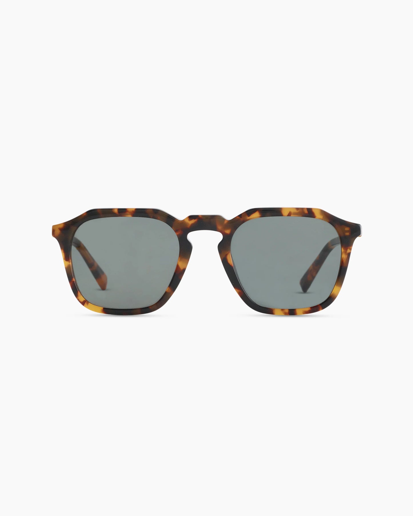 Jude Polarized Acetate Sunglasses - One Size / Black with Green lens