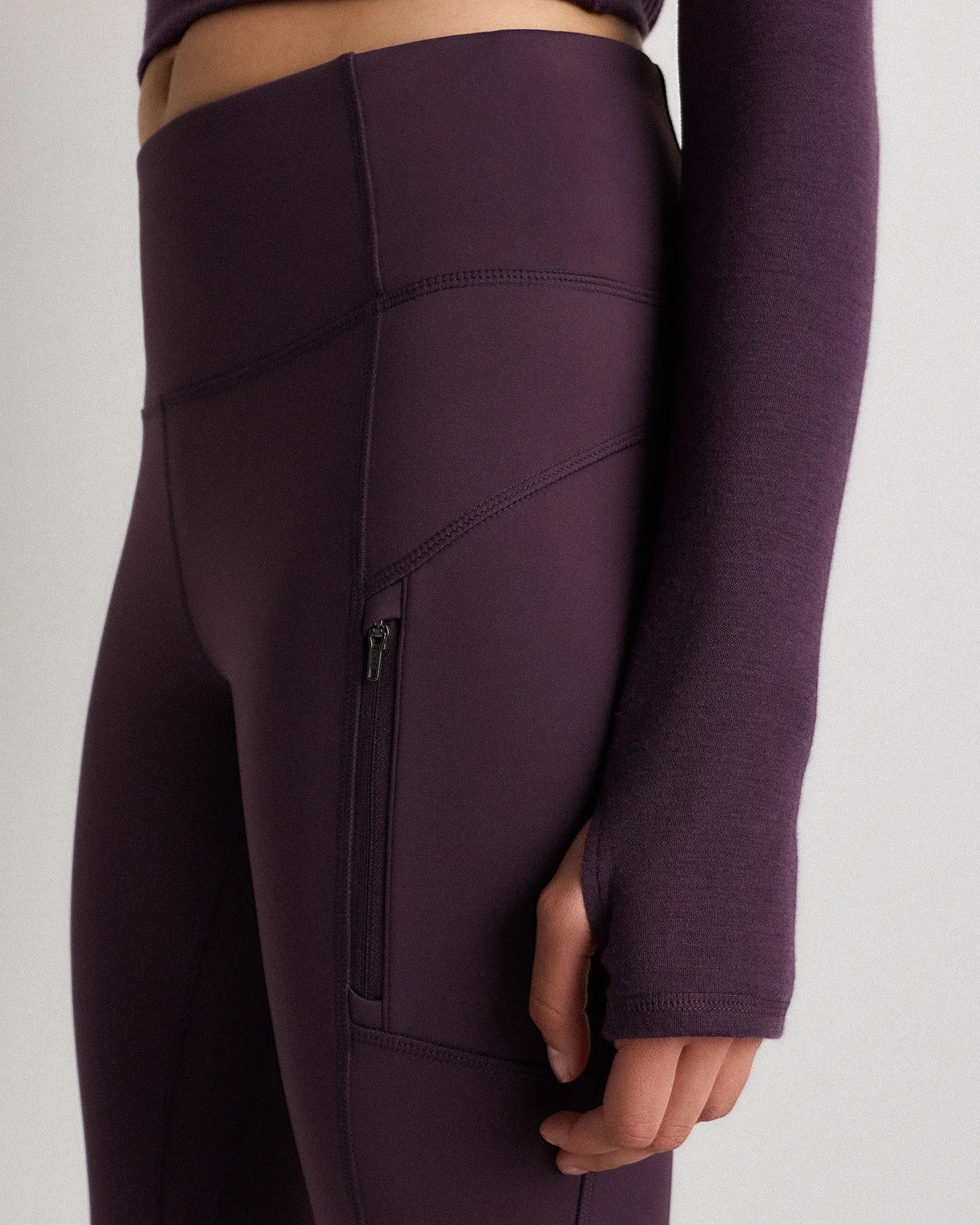 Whistler High-Rise Pocket Thermal Legging - XS / Black