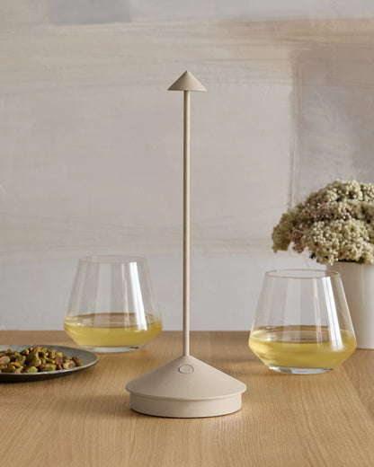 Pina Pro Rechargeable Table Lamp by Zafferano - One Size / White