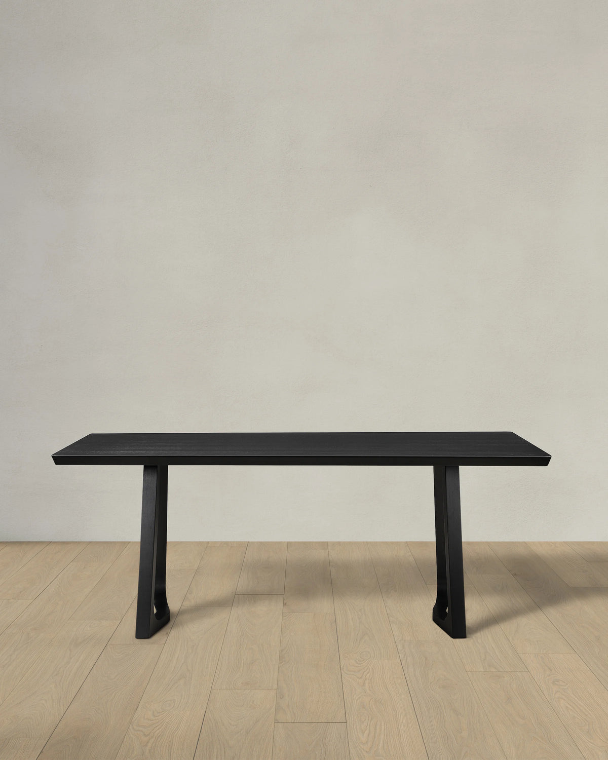 Solid Wood Midcentury Dining Table - One Size / Brown Walnut