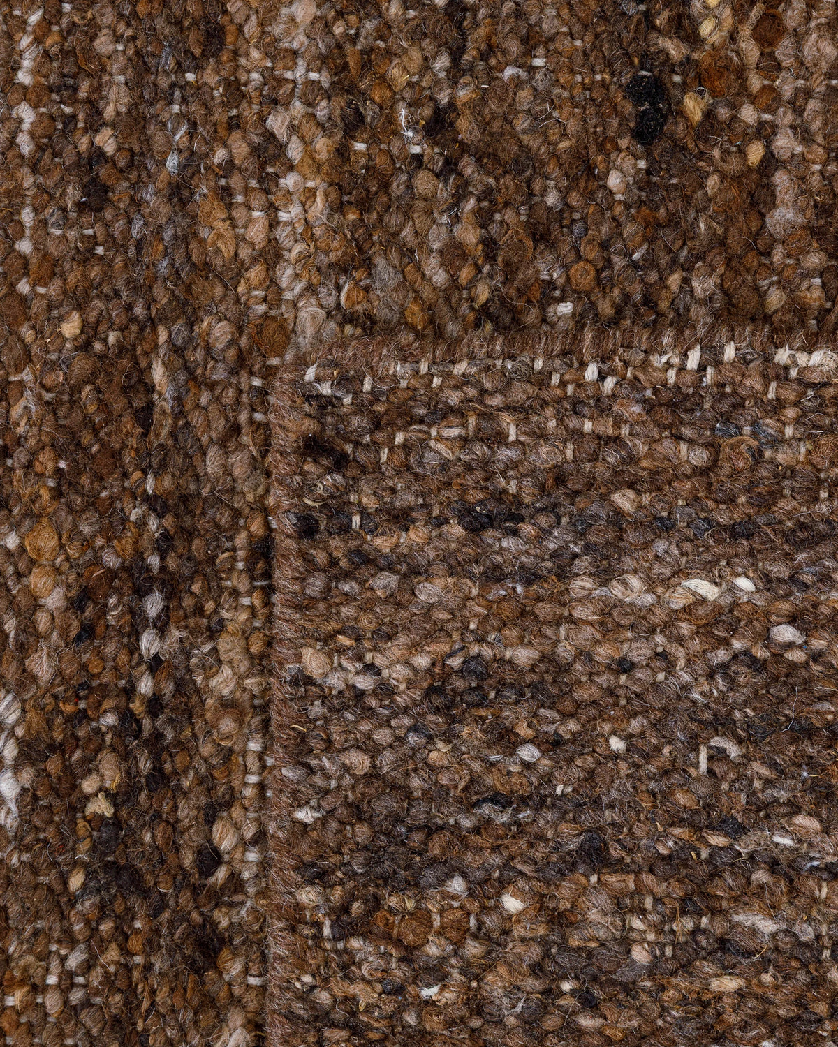 Liam Handwoven Wool Boucle Rug - 5' x 8' / Brown
