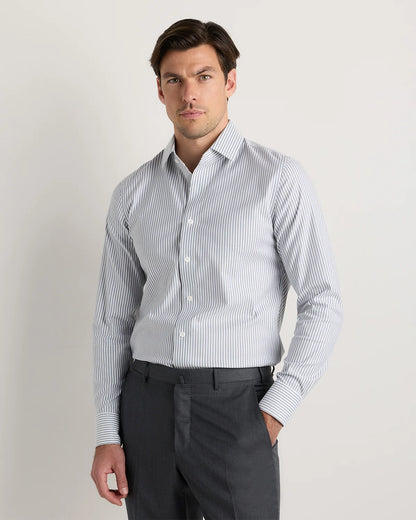 Organic Cotton Oxford Non-Iron Dress Shirt - S / Pale Blue