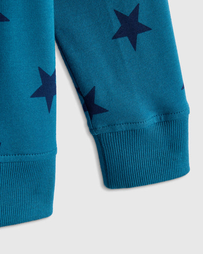 Organic Cotton French Terry Crew Neck Sweatshirt - 6 / Heart Graphic