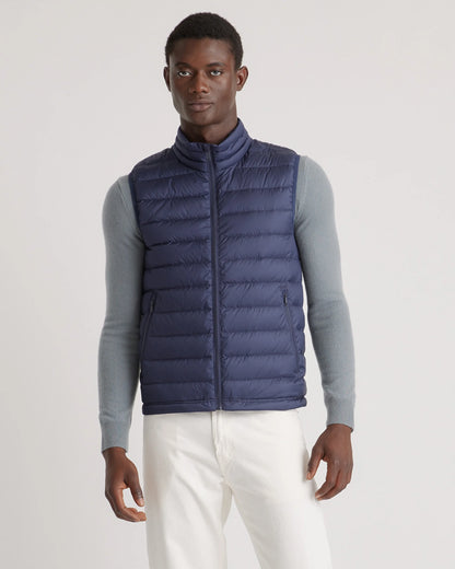 Lightweight Down Packable Puffer Vest - S / Overcast Grey