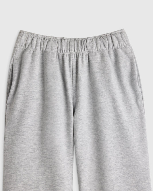 Girls Organic Cotton French Terry Wide Leg Pant - 2T / Pink Rose