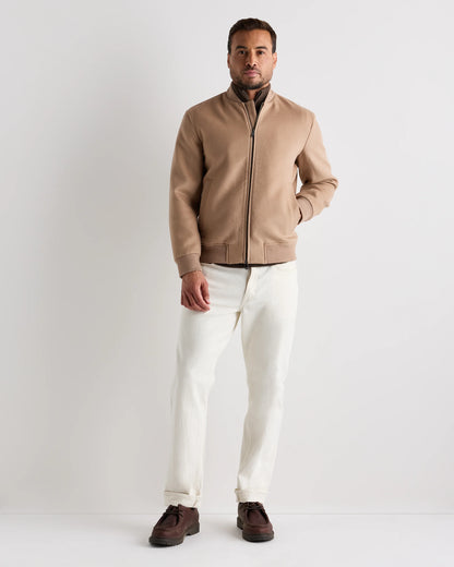100% Mongolian Cashmere Bomber Jacket - S / Black