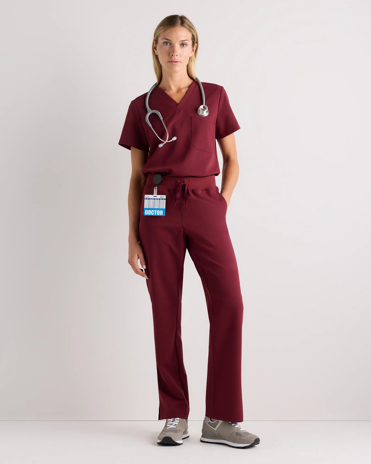 AeraFlex Scrub Cargo Pants - XS / Bold Black