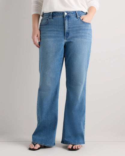 Luna Stretch Flare Jeans - 33 / Seaside Blue