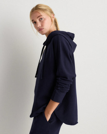 Organic French Terry Hoodie - XS / Ruby Red